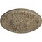 Ekena Millwork Tristan Ceiling Medallion (Fits Canopies up to 6 1/4"), 32 3/8"OD x 3 1/2"P, Gobi Desert Crackle CM32TNGDC - alternate 3